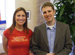 Michelle Greer and Matt Mullenweg